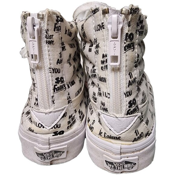 VANS Baron Von Fancy Size W9 M7.5 High Top Zip Back - Picture 4 of 7